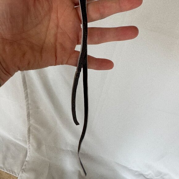 ZARA Vintage Effect Distressed Gray Pebbled Genuine 100% Leather Vest Size Large - Picture 13 of 17